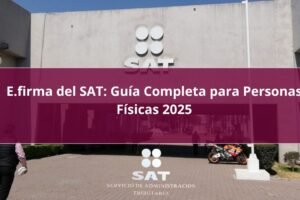 E.firma del SAT: Guía Completa para Personas Físicas 2025