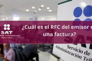 ¿Cuál es el RFC del emisor en una factura?